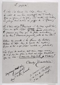 'Le Possede' autografdikt
